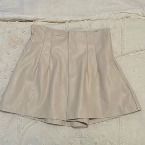 Large leather shorts